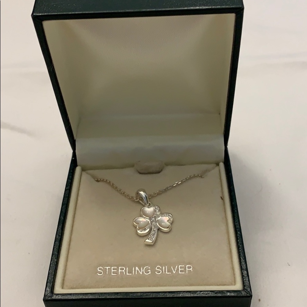 Irish sterling silver necklace 18"